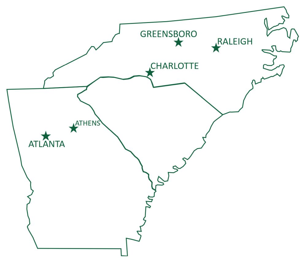 Geo-Hydro offices map